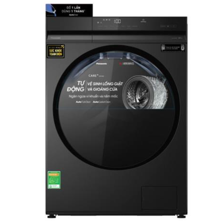 Máy giặt sấy Panasonic NA-S24DW1BVT (12.0kg giặt/7.0kg sấy- màu đen)